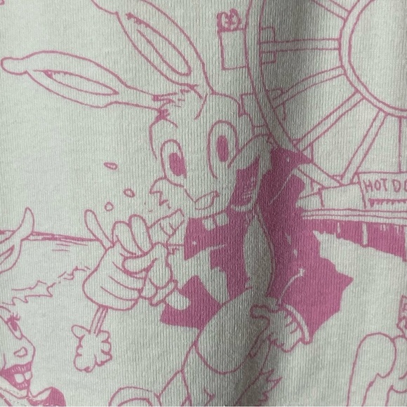 AE Cropped High-Neck Ramones Graphic Tank Top M - Picture 6 of 9